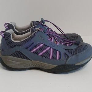 Teva purple hiking trail athletic shoes